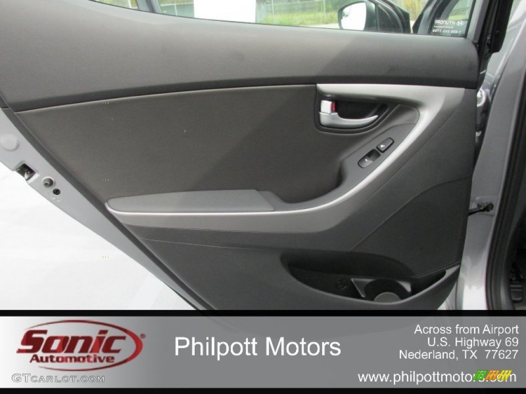 2015 Elantra Limited Sedan - Titanium Gray Metallic / Black photo #19