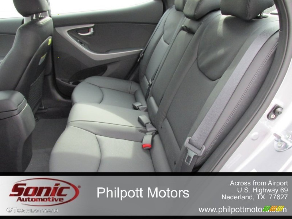 2015 Elantra Limited Sedan - Titanium Gray Metallic / Black photo #21