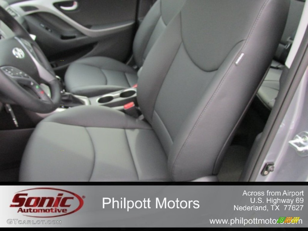 2015 Elantra Limited Sedan - Titanium Gray Metallic / Black photo #24