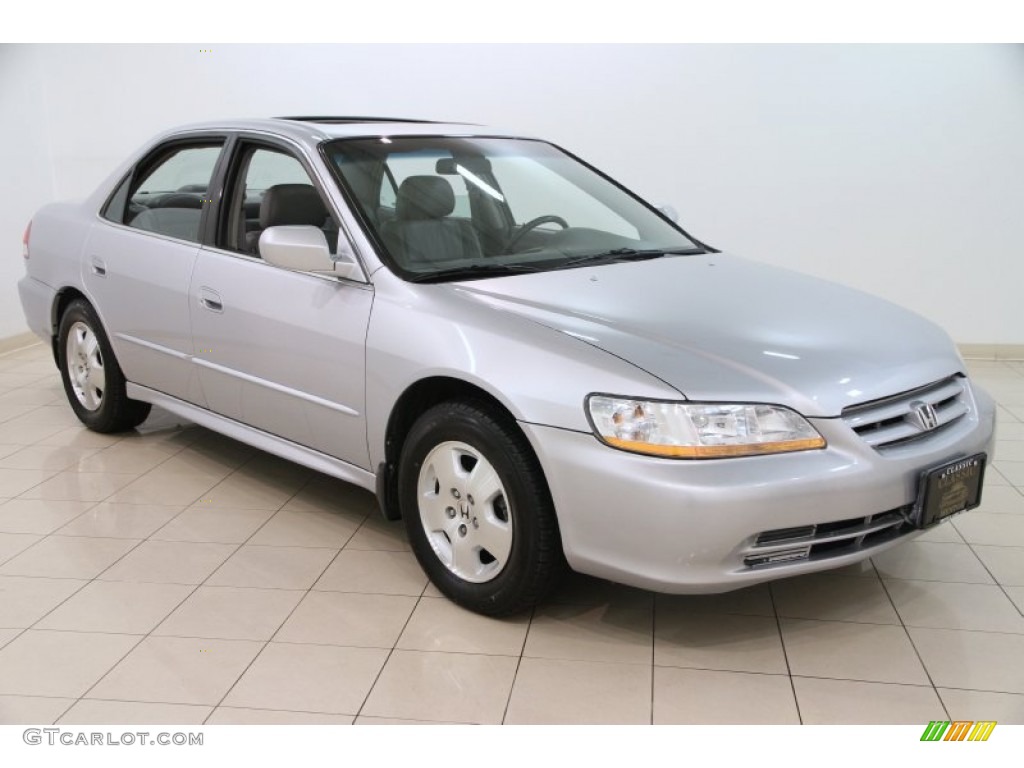 2001 Accord EX V6 Sedan - Satin Silver Metallic / Quartz Gray photo #1