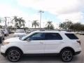 2014 White Platinum Ford Explorer Sport 4WD  photo #12