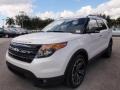 2014 White Platinum Ford Explorer Sport 4WD  photo #13