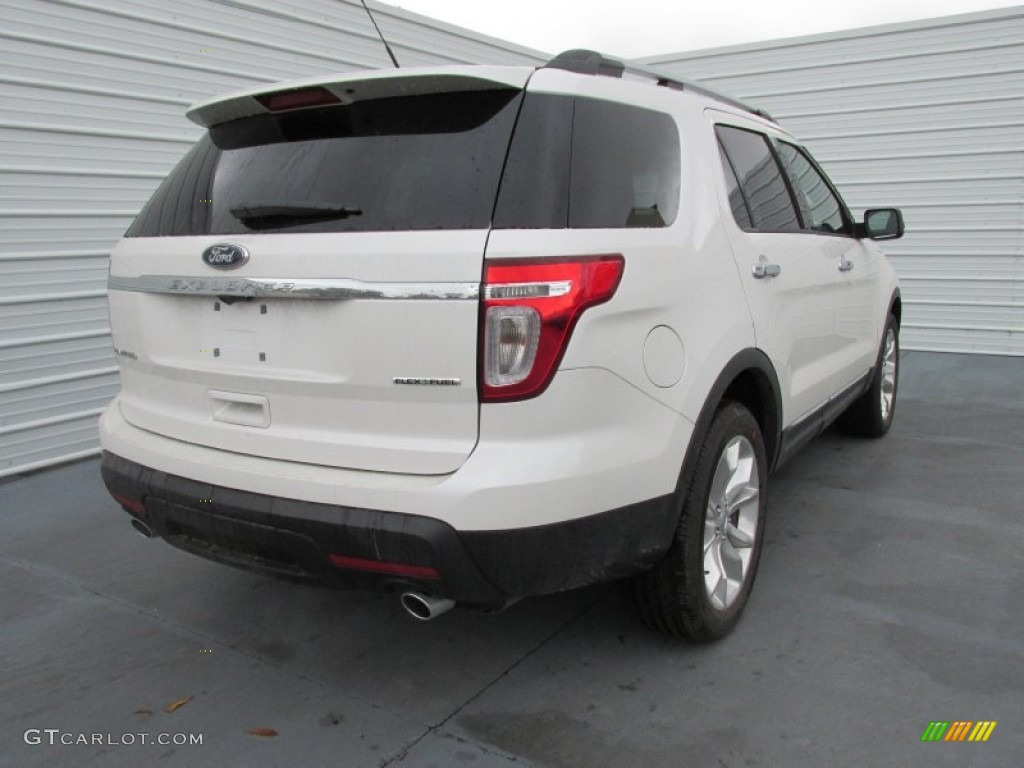 2015 Explorer Limited - White Platinum / Charcoal Black photo #4