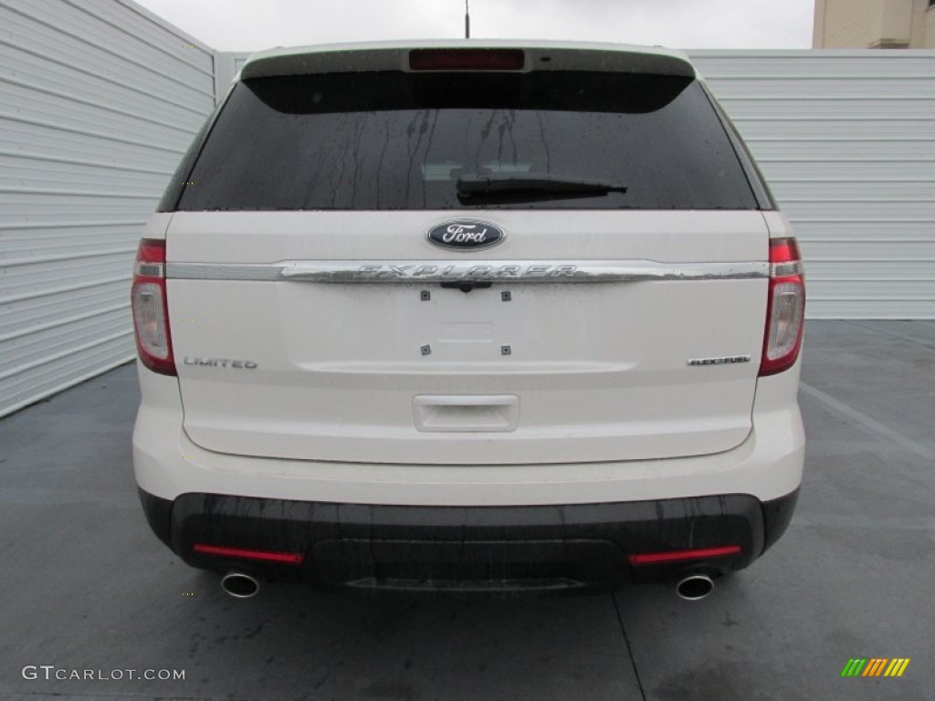 2015 Explorer Limited - White Platinum / Charcoal Black photo #5