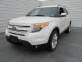 2015 White Platinum Ford Explorer Limited  photo #7