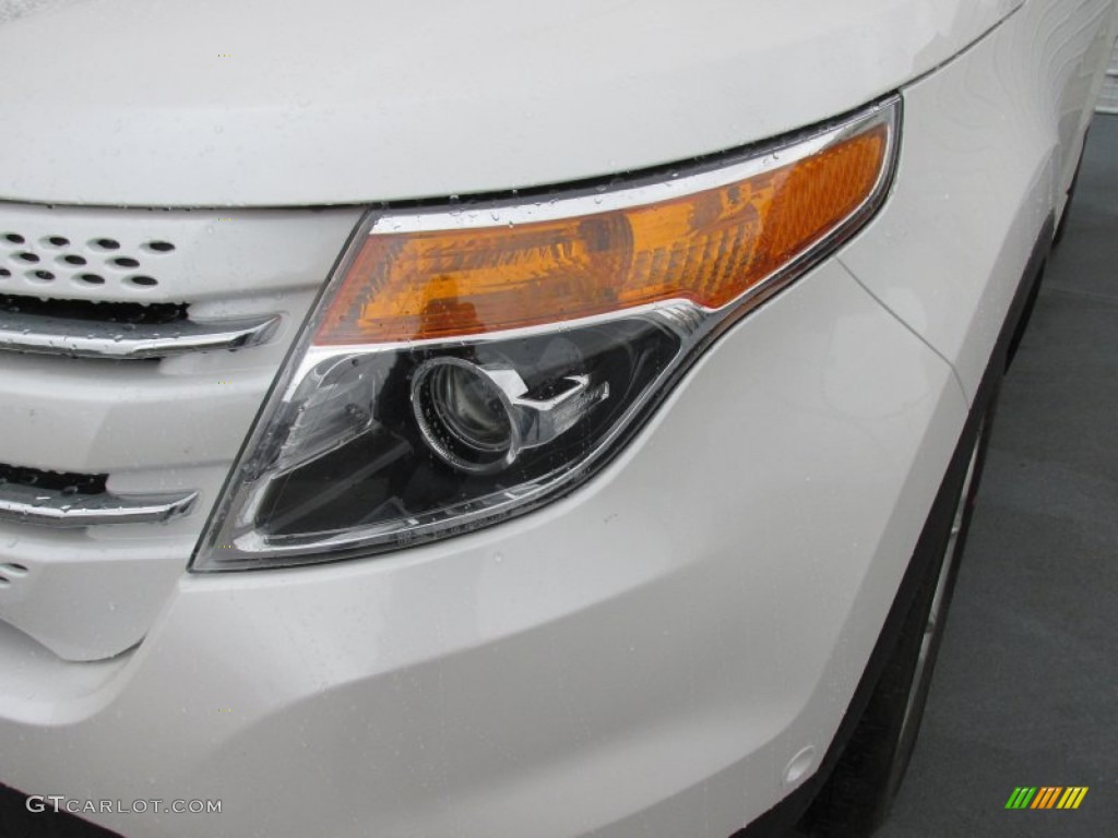 2015 Explorer Limited - White Platinum / Charcoal Black photo #9