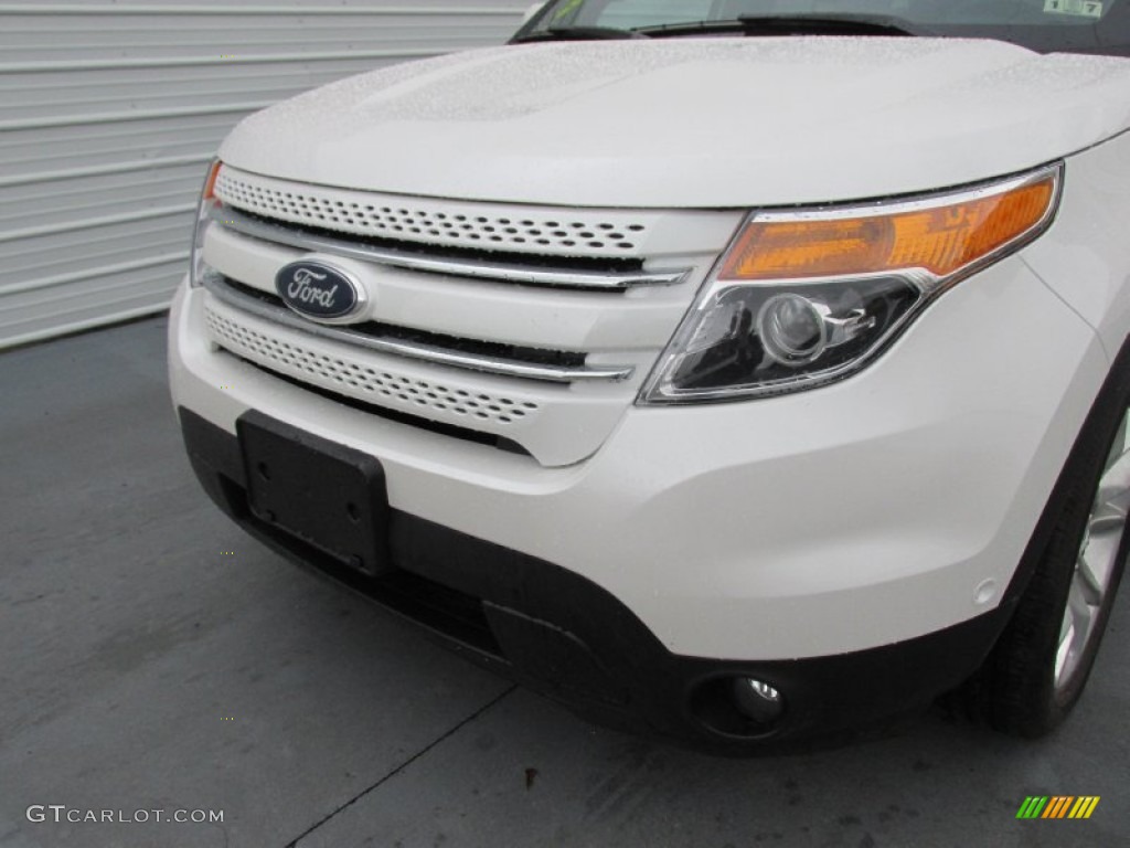 2015 Explorer Limited - White Platinum / Charcoal Black photo #10