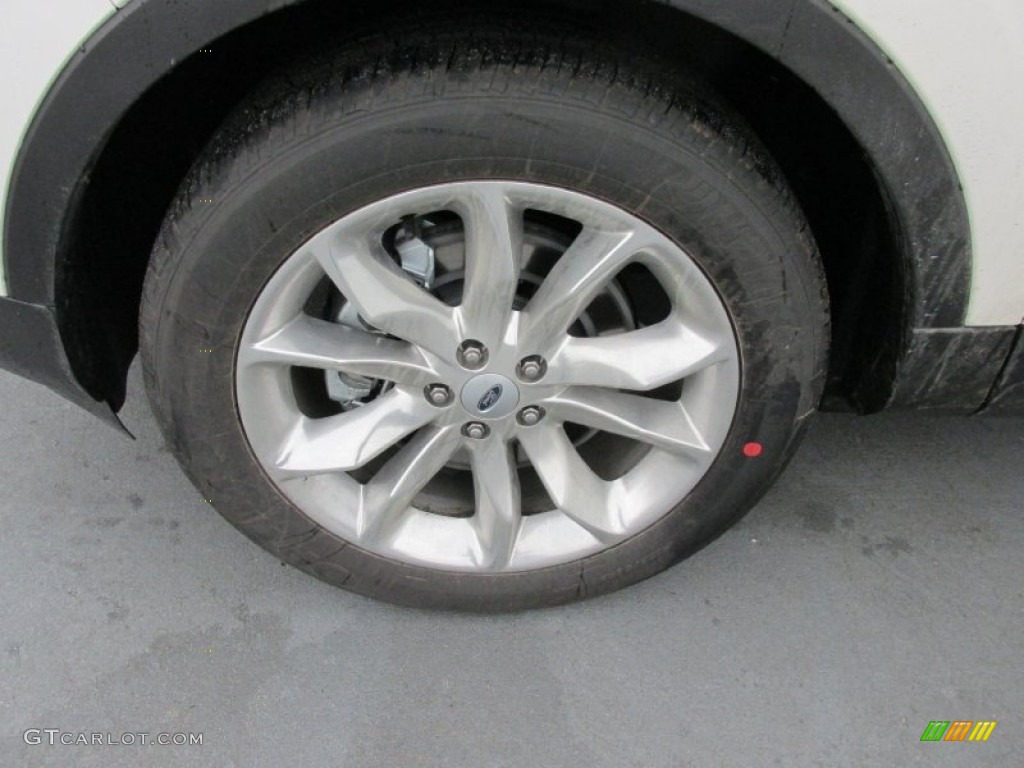 2015 Explorer Limited - White Platinum / Charcoal Black photo #11