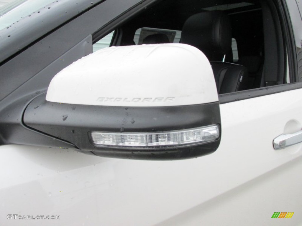 2015 Explorer Limited - White Platinum / Charcoal Black photo #12