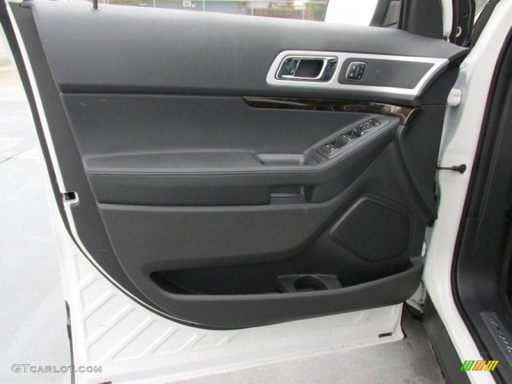 2015 Explorer Limited - White Platinum / Charcoal Black photo #25