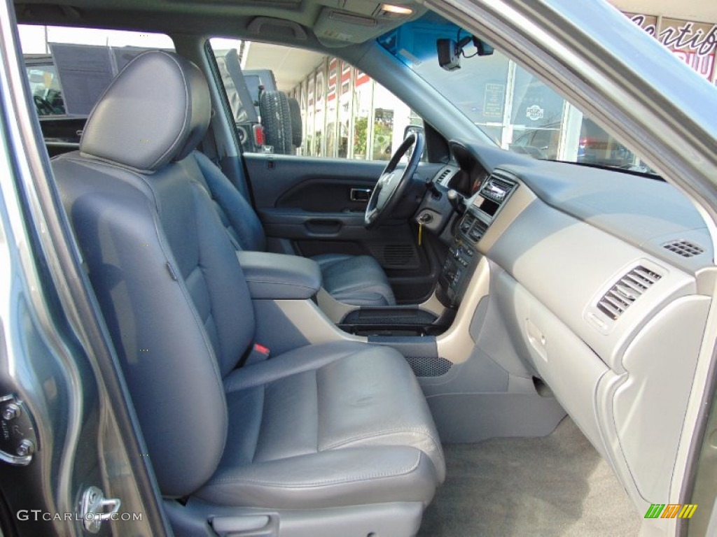 2007 Pilot EX-L - Nimbus Gray Metallic / Gray photo #16