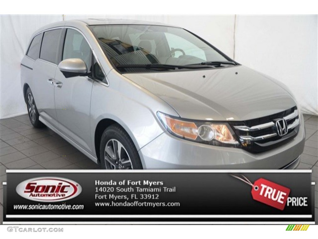 2015 Odyssey Touring - Alabaster Silver Metallic / Gray photo #1