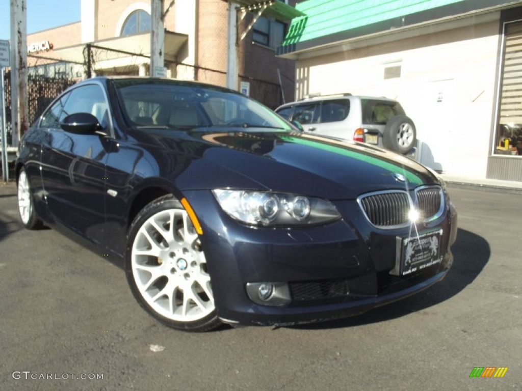 2008 3 Series 328i Coupe - Monaco Blue Metallic / Cream Beige photo #2