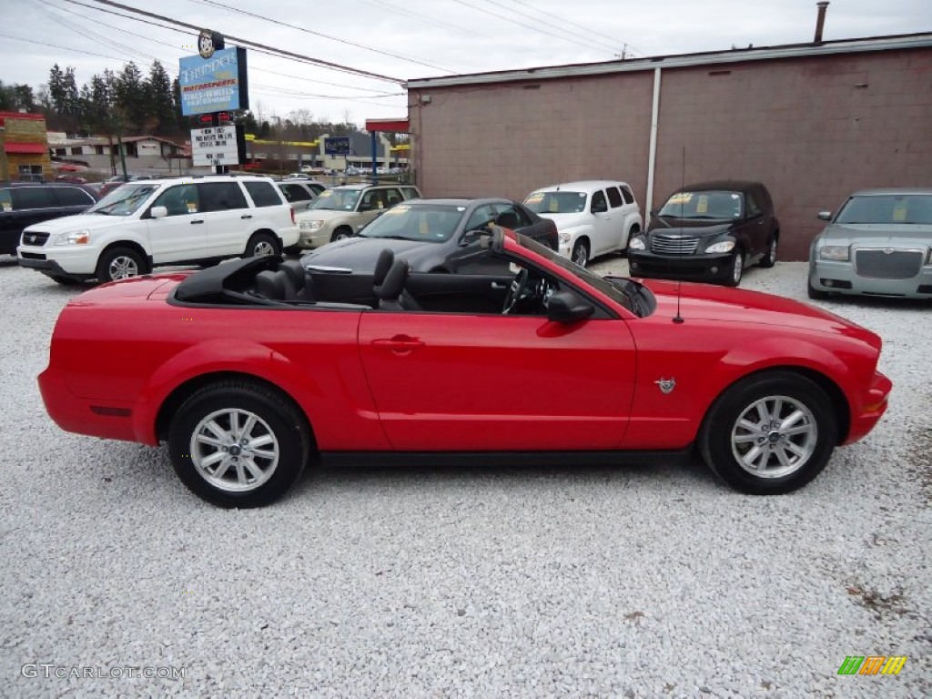 Torch Red 2009 Ford Mustang V6 Premium Convertible Exterior Photo #100977175