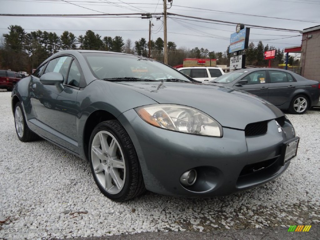 2007 Eclipse GT Coupe - Satin Meisai Gray Pearl / Dark Charcoal photo #1