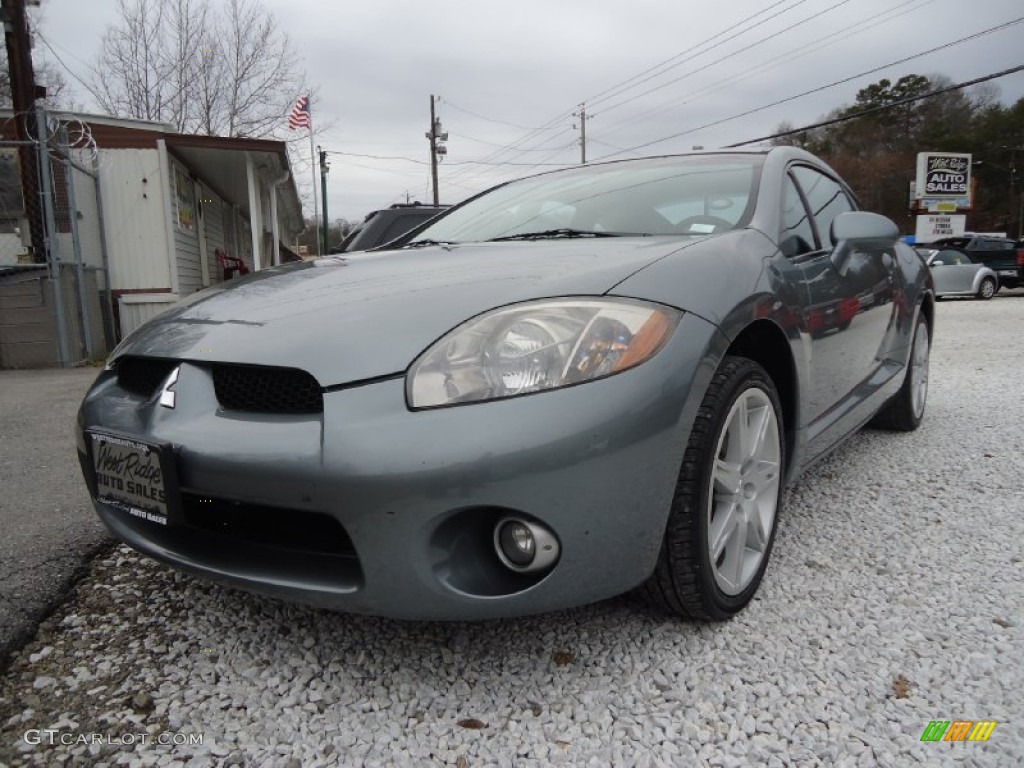 2007 Eclipse GT Coupe - Satin Meisai Gray Pearl / Dark Charcoal photo #3