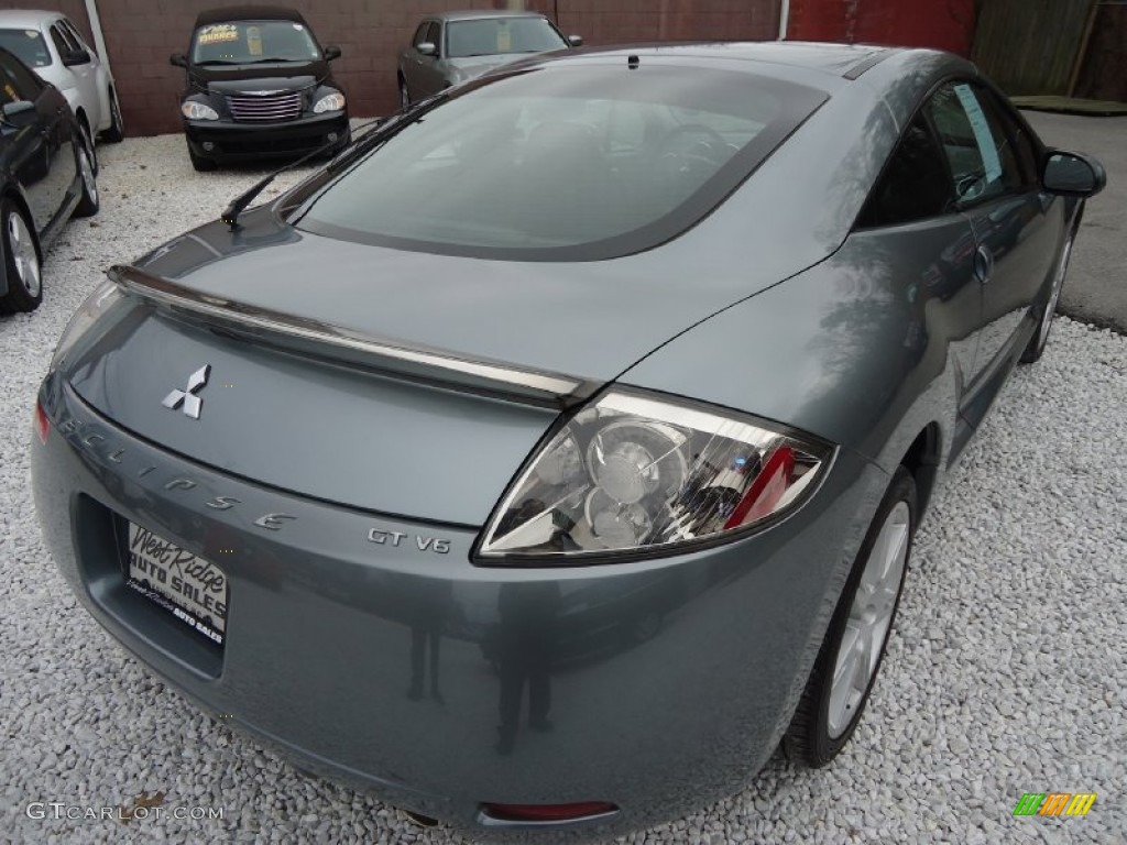 2007 Eclipse GT Coupe - Satin Meisai Gray Pearl / Dark Charcoal photo #7