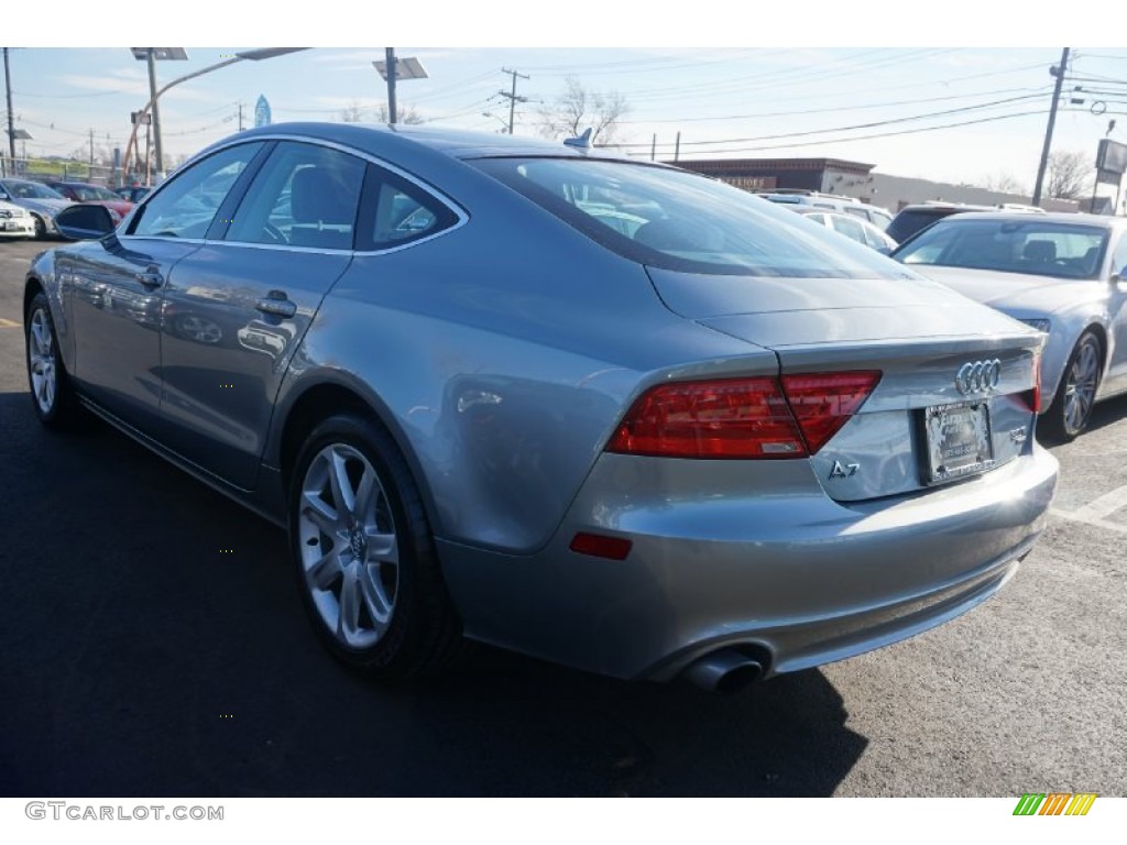 2012 A7 3.0T quattro Premium - Quartz Grey Metallic / Black photo #4