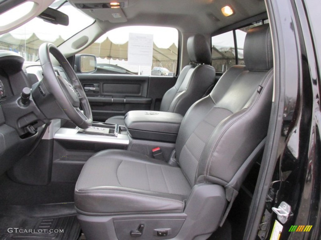 Dark Slate Gray Interior 2012 Dodge Ram 1500 Sport R/T Regular Cab Photo #100979410