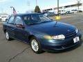 2002 Medium Blue Saturn L Series L100 Sedan  photo #3