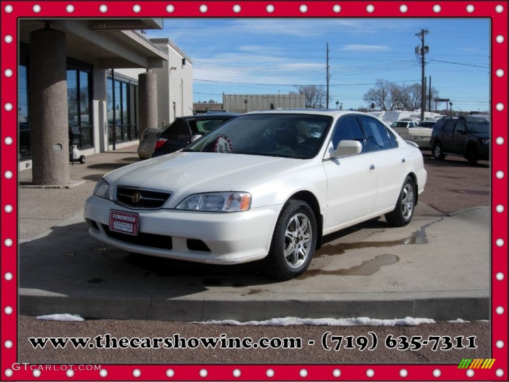 White Diamond Pearl Acura TL