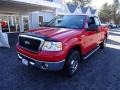 Bright Red - F150 XLT SuperCab 4x4 Photo No. 3