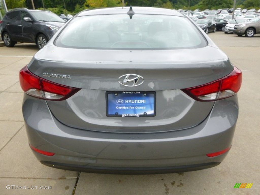 2014 Elantra SE Sedan - Titanium Gray Metallic / Gray photo #3