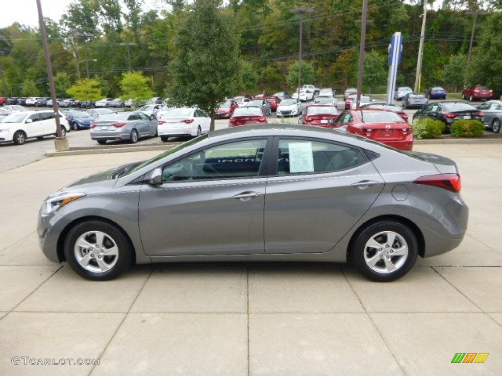 2014 Elantra SE Sedan - Titanium Gray Metallic / Gray photo #5