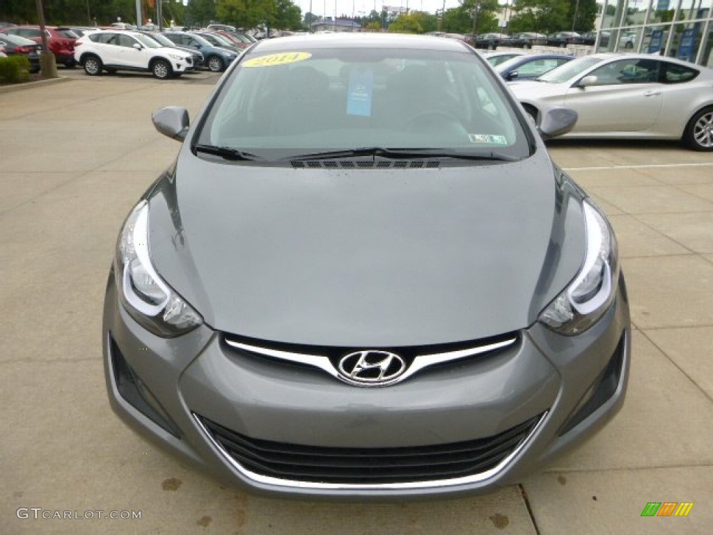 2014 Elantra SE Sedan - Titanium Gray Metallic / Gray photo #7