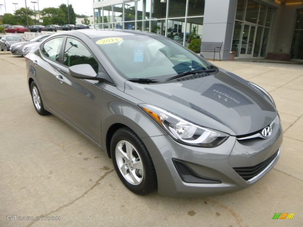 2014 Elantra SE Sedan - Titanium Gray Metallic / Gray photo #8