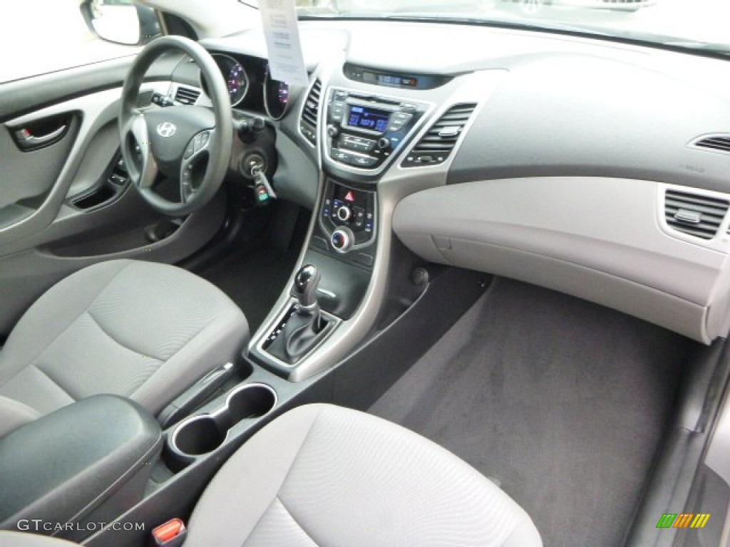 2014 Elantra SE Sedan - Titanium Gray Metallic / Gray photo #11