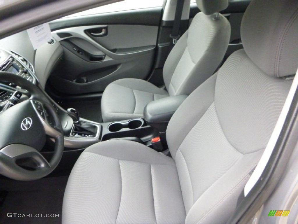 2014 Elantra SE Sedan - Titanium Gray Metallic / Gray photo #15