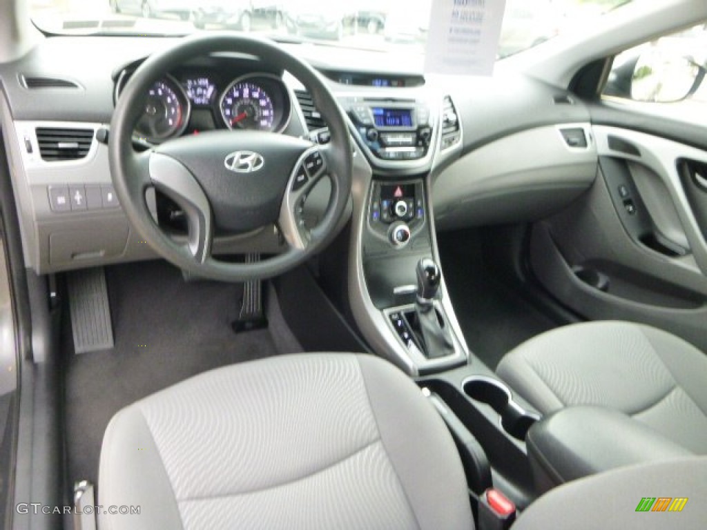 2014 Elantra SE Sedan - Titanium Gray Metallic / Gray photo #17