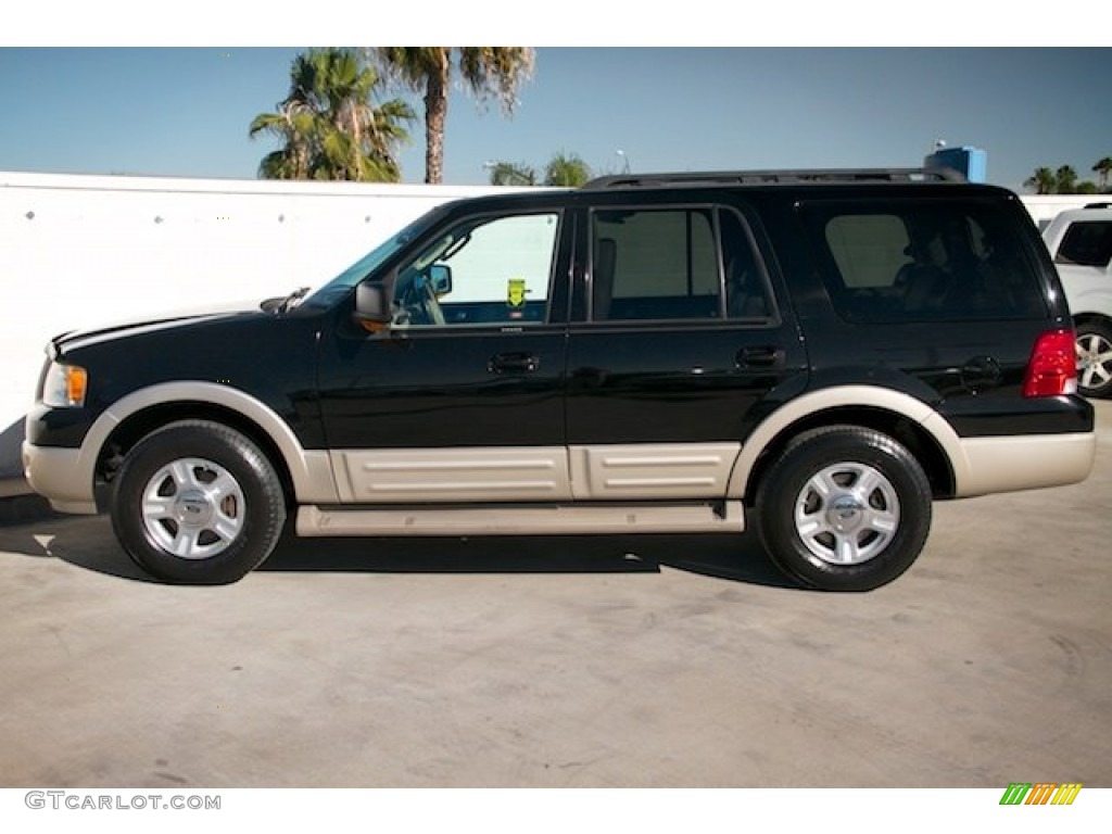 Black Clearcoat 2005 Ford Expedition Eddie Bauer Exterior Photo #100983145