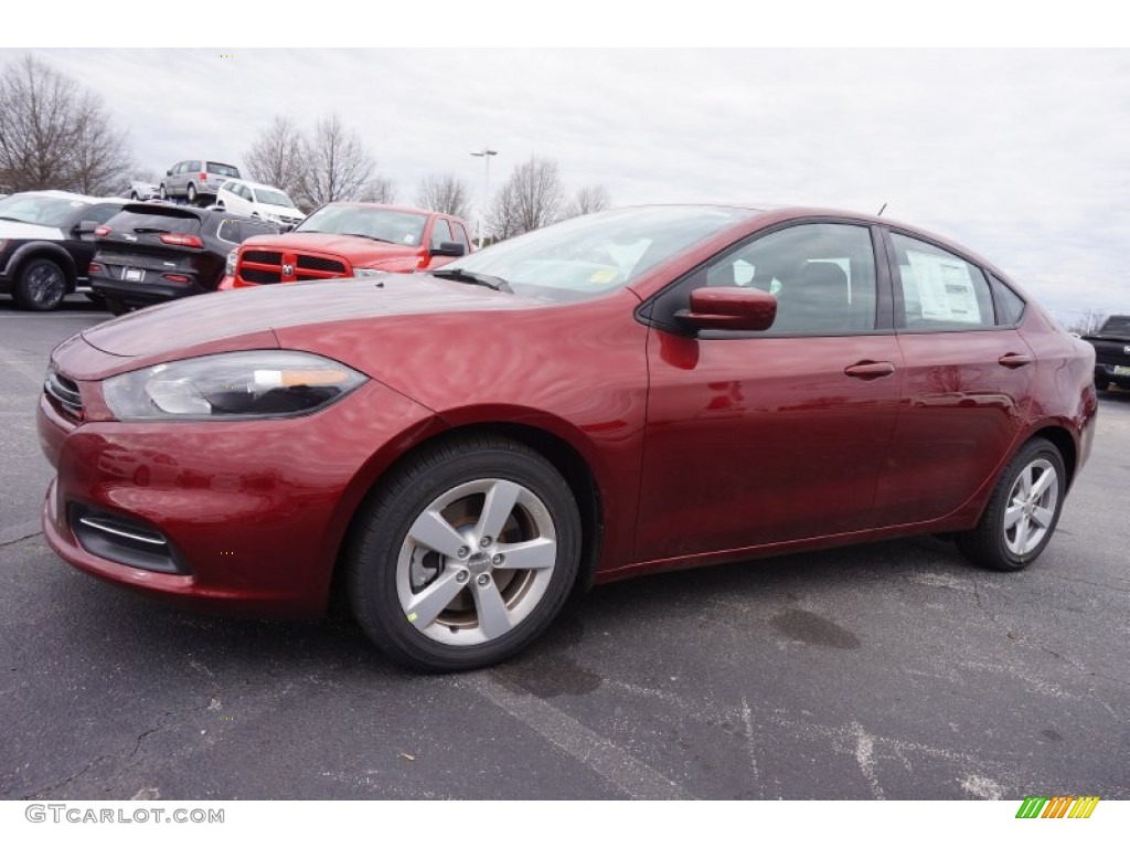 2015 Dart SXT - Passion Red Pearl / Black photo #1