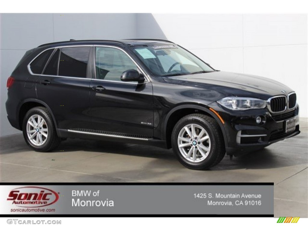 2014 X5 sDrive35i - Black Sapphire Metallic / Black photo #1