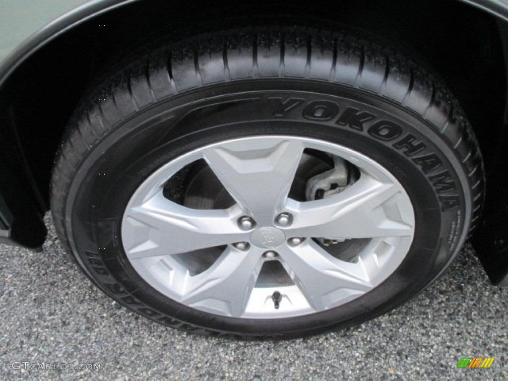 2015 Forester 2.5i Premium - Jasmine Green Metallic / Gray photo #56