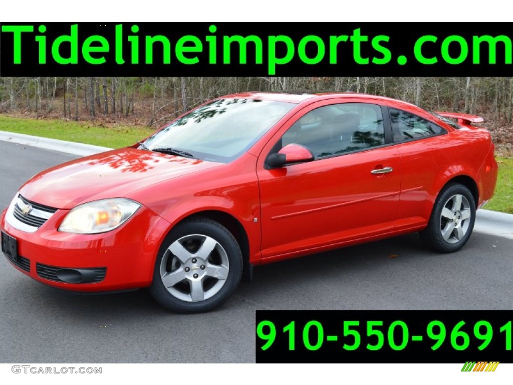 2009 Cobalt LT Coupe - Victory Red / Ebony photo #1