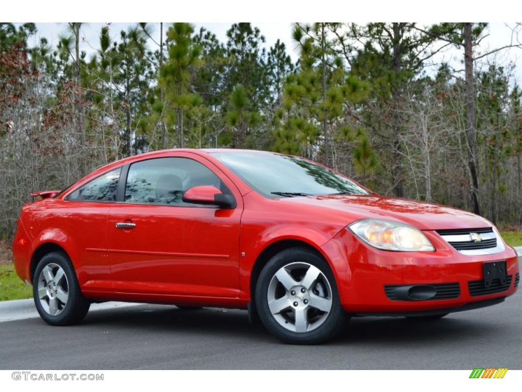 Victory Red 2009 Chevrolet Cobalt LT Coupe Exterior Photo #100990525