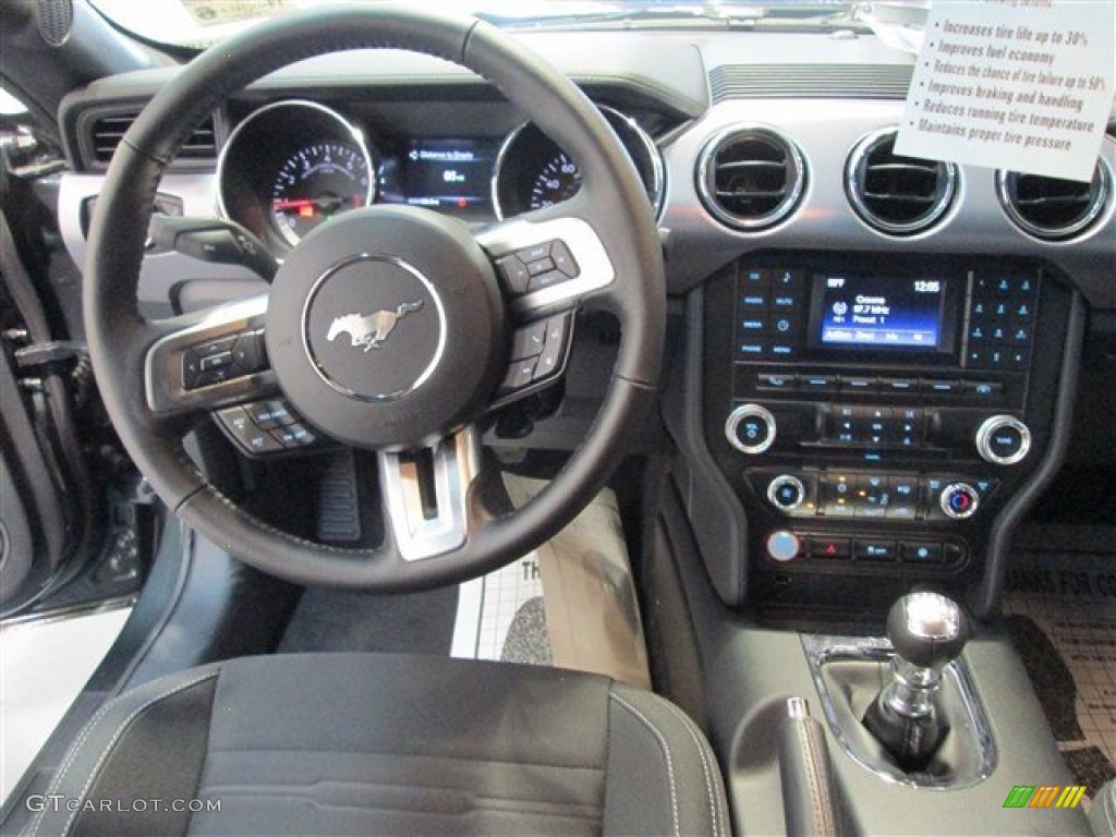 2015 Mustang GT Coupe - Guard Metallic / Ebony photo #11