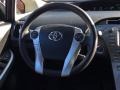 2013 Toyota Prius Plug-in Dark Gray Interior Steering Wheel Photo
