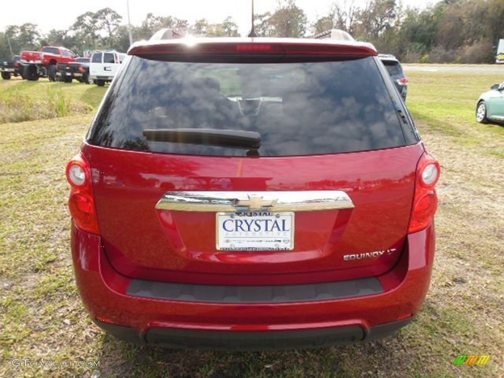 2014 Equinox LT - Crystal Red Tintcoat / Light Titanium/Jet Black photo #8