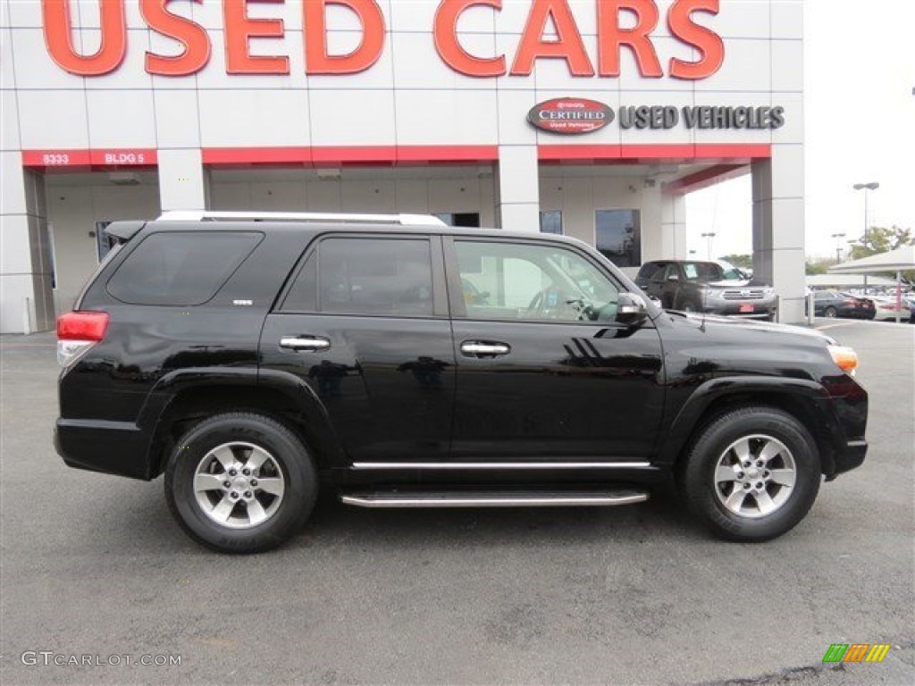 2012 4Runner SR5 - Black / Black Leather photo #8