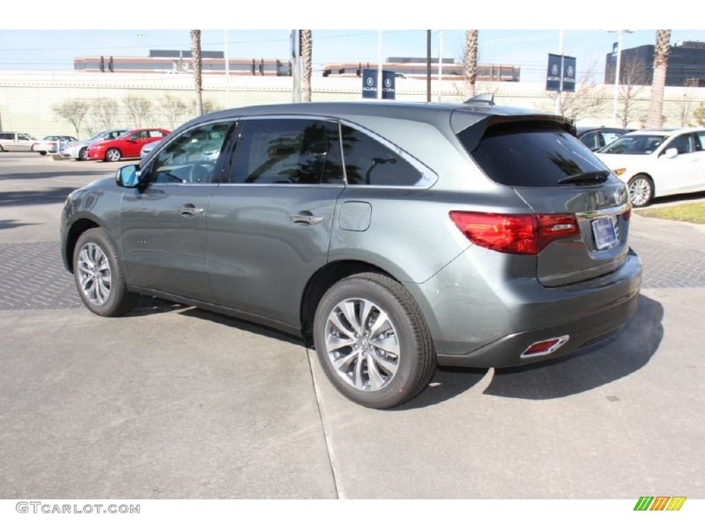 2015 MDX Technology - Forest Mist Metallic / Parchment photo #5