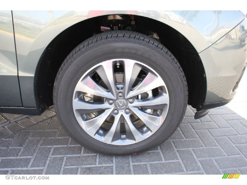 2015 MDX Technology - Forest Mist Metallic / Parchment photo #9