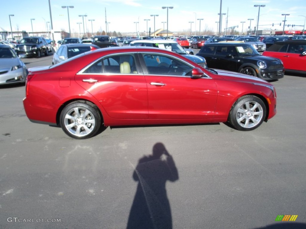 Red Obsession Tintcoat 2014 Cadillac ATS 2.5L Exterior Photo #100999532