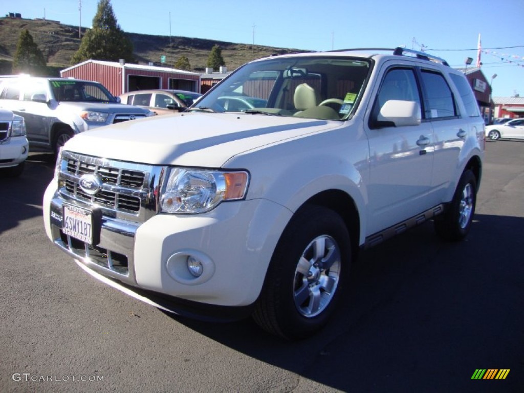 2012 Escape Limited V6 - White Suede / Camel photo #3