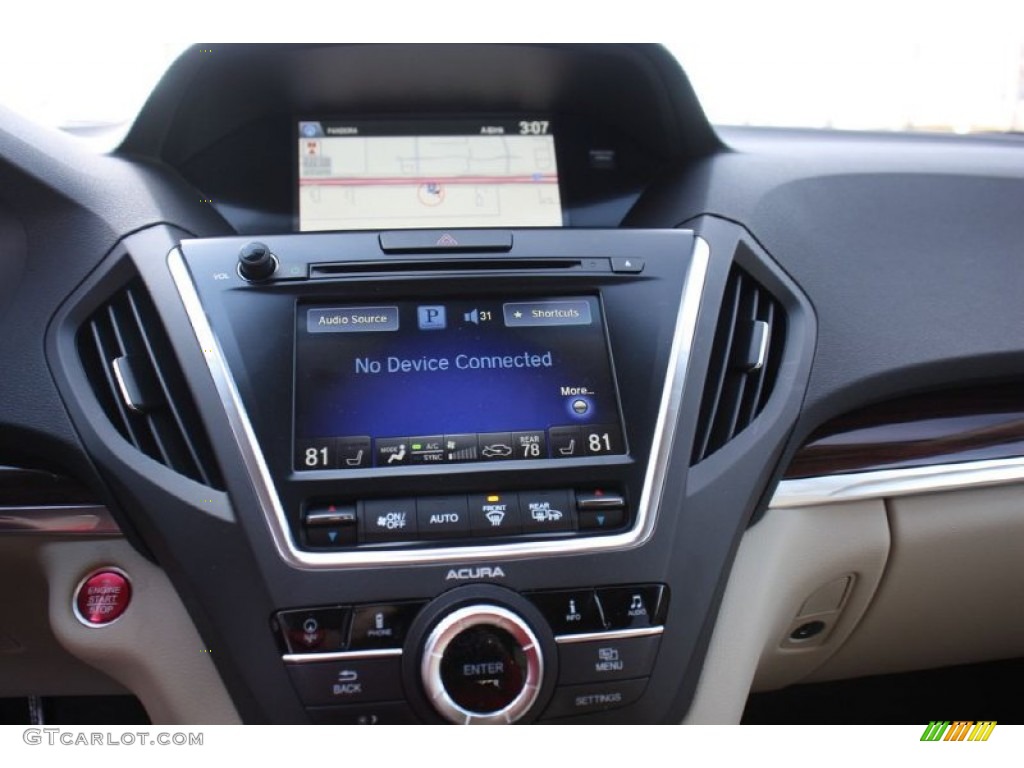 2015 MDX Technology - Forest Mist Metallic / Parchment photo #27