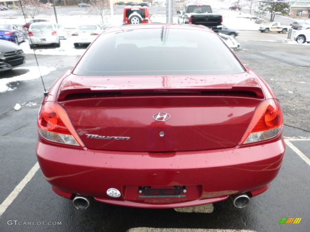 2006 Tiburon GS - Electric Red / Black photo #4