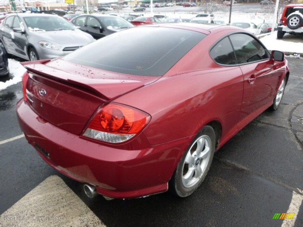 2006 Tiburon GS - Electric Red / Black photo #5